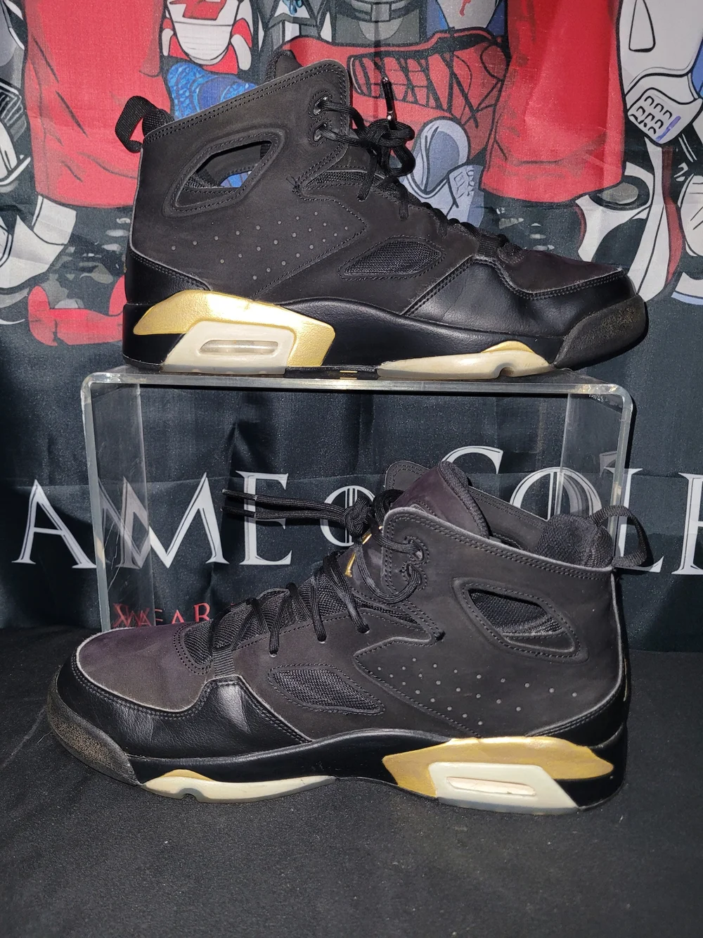 Jordan Flight Club 91 Sneakers Black Metallic Gold